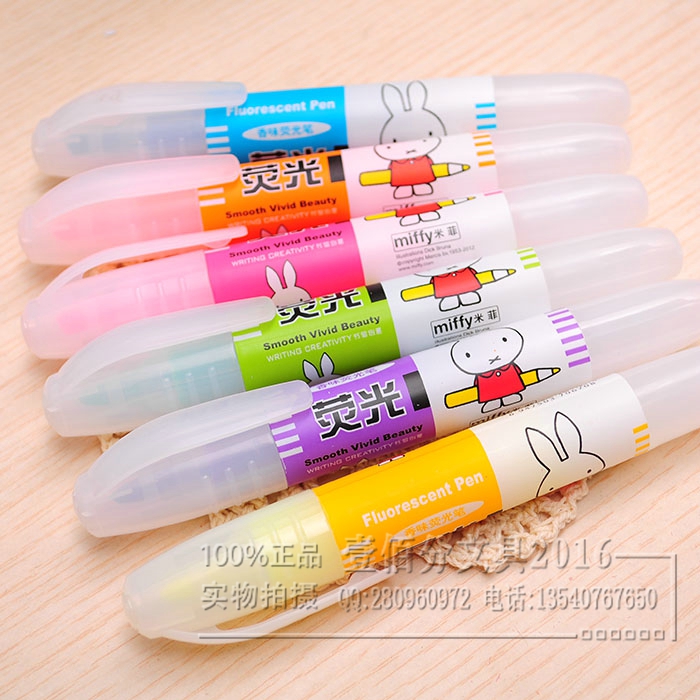 Morning light fluorescent pen MF - 5301 fragrance MFFFFC 6 color student tag learning supplies