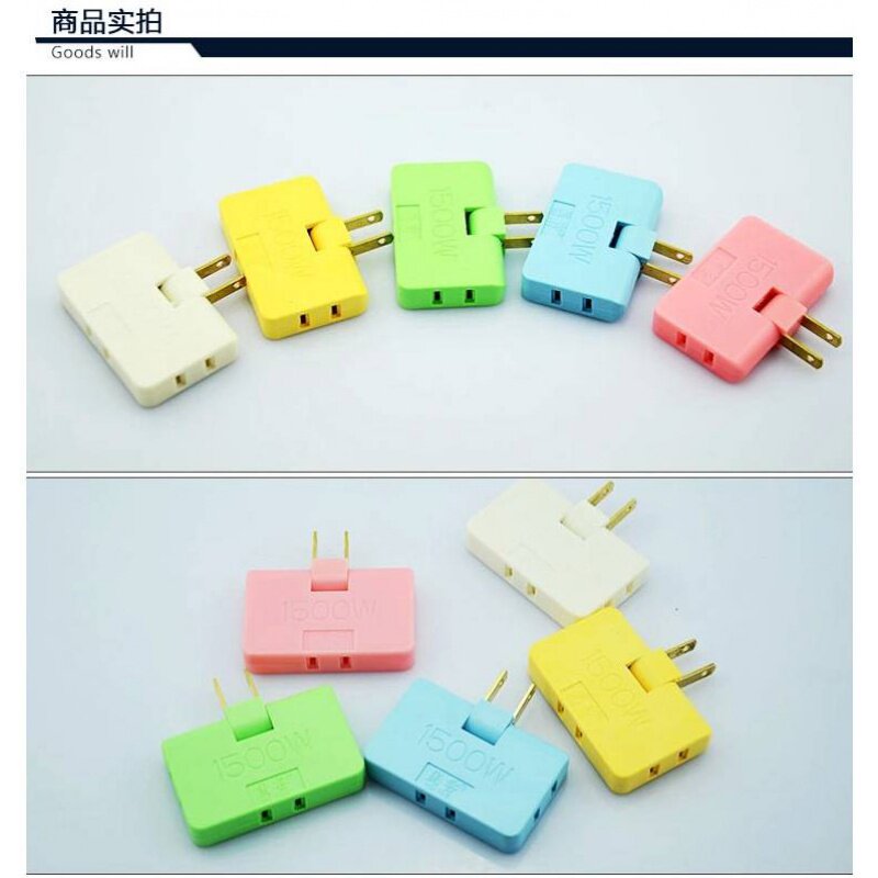 Sofa Rear Conversion Socket 180 Degrees Rotatable Power Plug Converter Ultra Slim Creative Narrow Slit Wireless Inserts