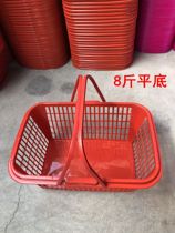 Factory direct sale flat plastic fruit basket portable strawberry Blue Raspberry blueberry loquat Bayberry grape vegetable picking basket