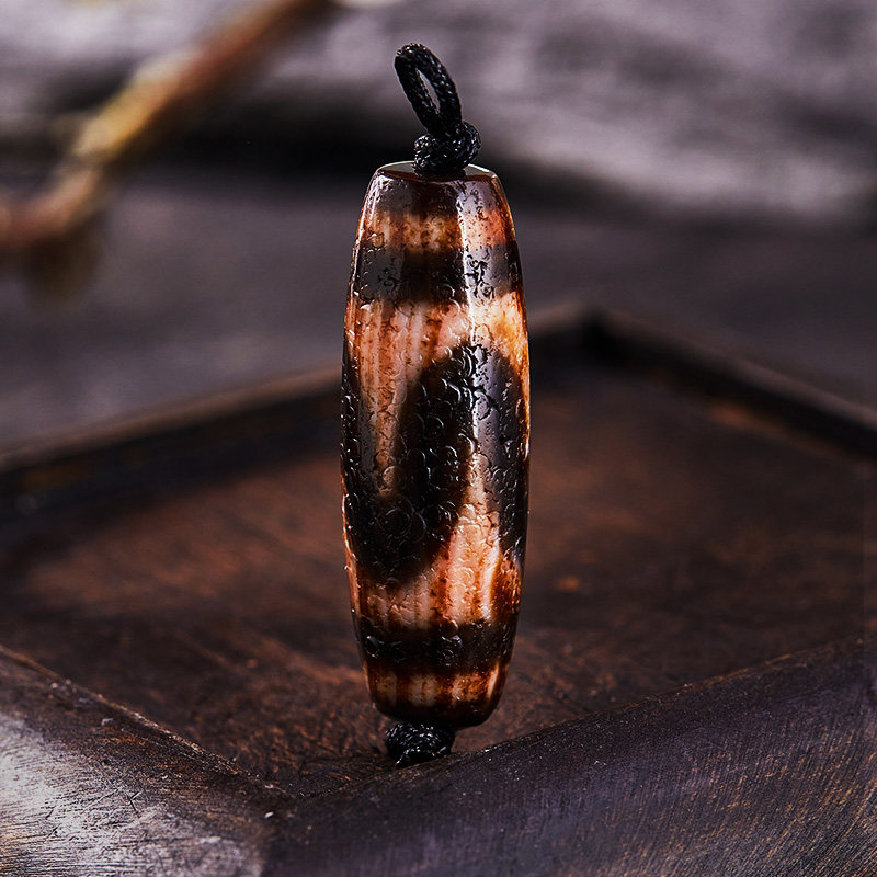 (Carah Blue Pearl) Tibetan to Pure Natural Authentic Pint Tiger Tooth Tianzhu Pendant neckline Pendant Neckline Ornament