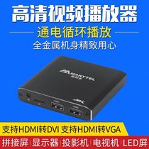 Merito M29 HD Blu-ray video player Powered loop U disk 4K advertising machine PPT playback box