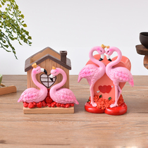 Birthday graduation season gifts for teachers classmates male and female friends Flamingo pen holder creative student desktop decoration ornaments