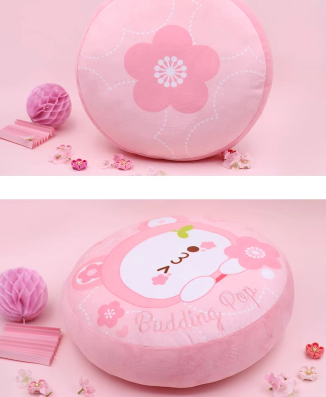 Cỏ dài Yan Tuấnzi Peach Blossom Fairy cushion cushion cushion Fuqu home gift Anime Second Yuan Meng xung quanh - Carton / Hoạt hình liên quan hình sticker cute