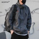 Мужская универсальная брендовая японская ретро куртка с капюшоном для отдыха, оверсайз