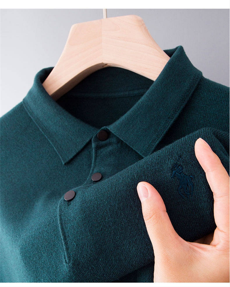 Мужской трикотажный демисезонный свитер, удерживающий тепло универсальный базовый приятный телу оберег на день рождения ikoppoi 