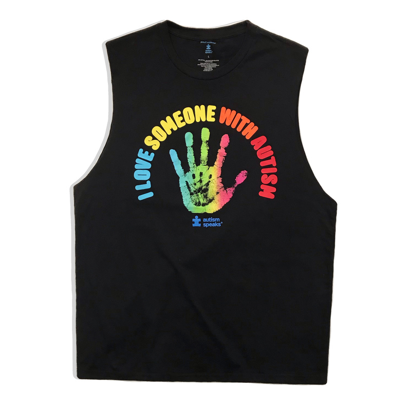 European and American Style Sleeveless T-Shirt for Men and Women, Cropped Tank Top, Autism Awareness Music Style Bob Marley