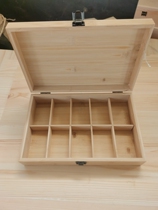 Wenwan walnut storage box 20-piece bamboo wooden box Pure bamboo wooden box lion head bracelet box walnut storage box
