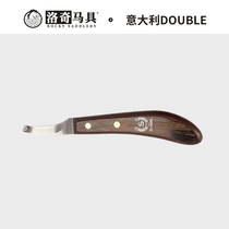 Left hand hooded knife repair hoof knife Italy DOUBLE repair horseshoe Department Loch horse furniture 8703019