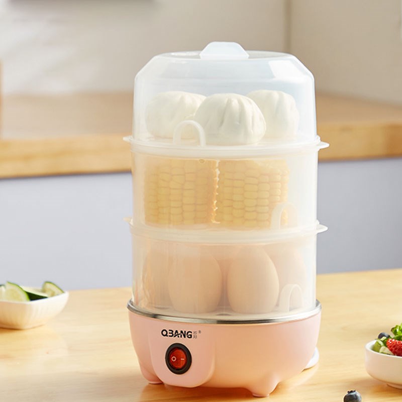 Steamed Egg automatic power-off Boiled Egg with multifunction Home Breakfast Machine Boiled Egg-Steamed Egg-Steamed Chicken Egg Spoon