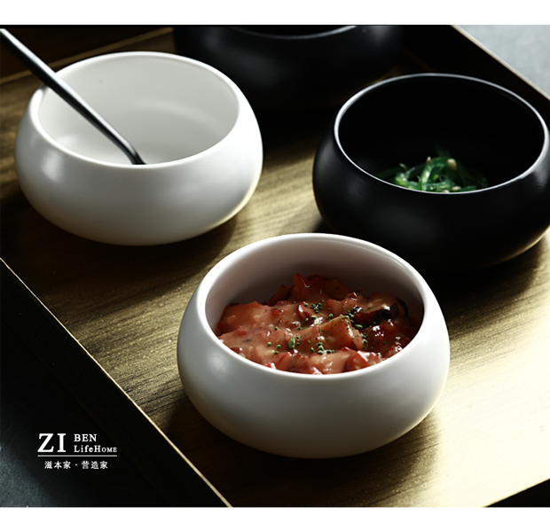 Sáng tạo gốm nhỏ món ăn gia vị món ăn gia vị món ăn giấm món ăn nhỏ hộ gia đình bộ đồ ăn nước sốt món ăn nước sốt món ăn - Đồ ăn tối bộ bát đĩa sứ cao cấp