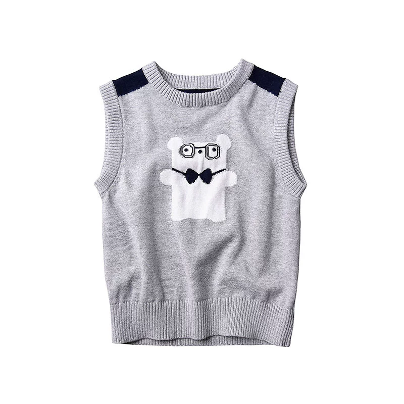 Quần áo trẻ em đẹp cho bé trai mới cao cấp cotton cotton vest vest vest trẻ em bé trai đẹp trai