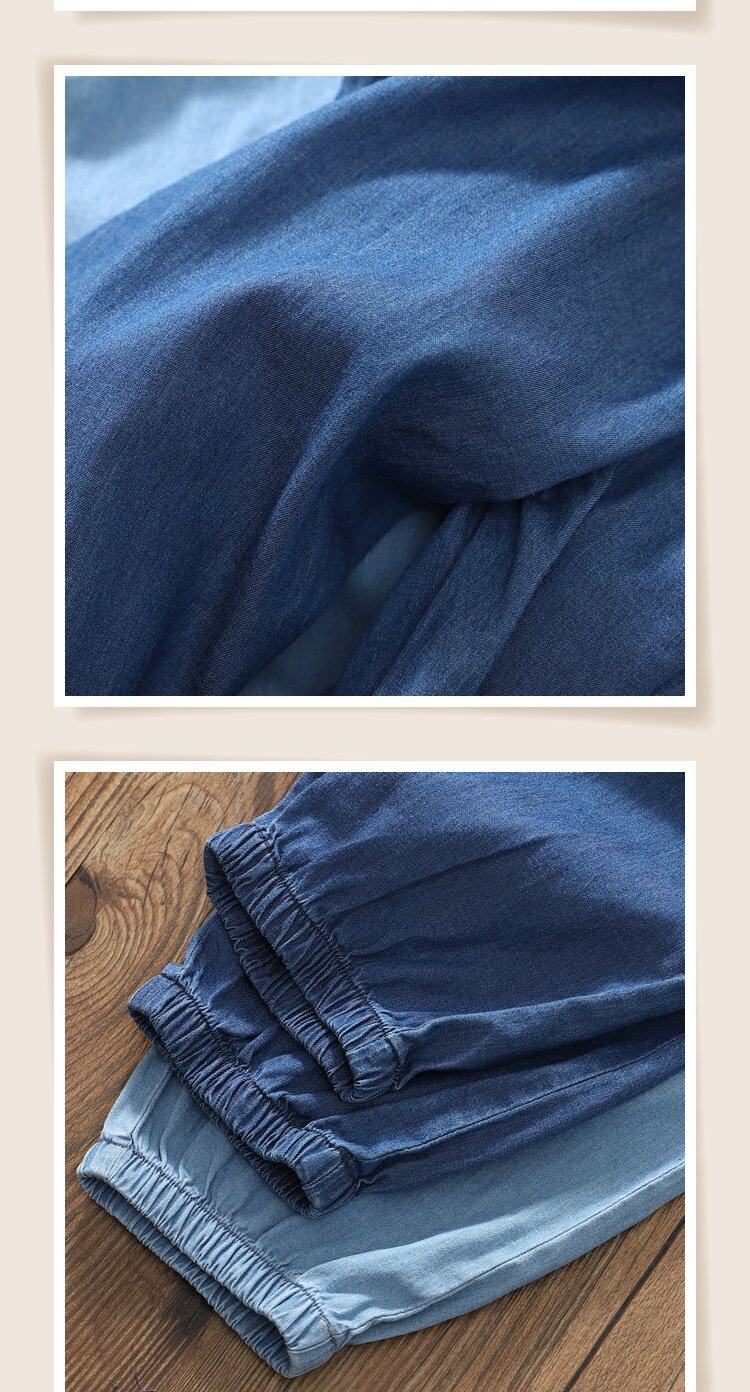 Трансграничная торговля, летние джинсы, мягкая пуля, средство от комаров, штаны для мальчиков, свободный крой, детская одежда OTHER / Other 