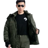 Демисезонный утепленный хлопковый износостойкий пуховик для работы