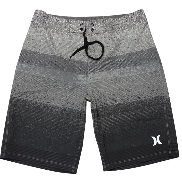 2019 new original single elastic beach pants loose quick-drying men's hot spring fitness sports leisure shorts seaside holiday gray