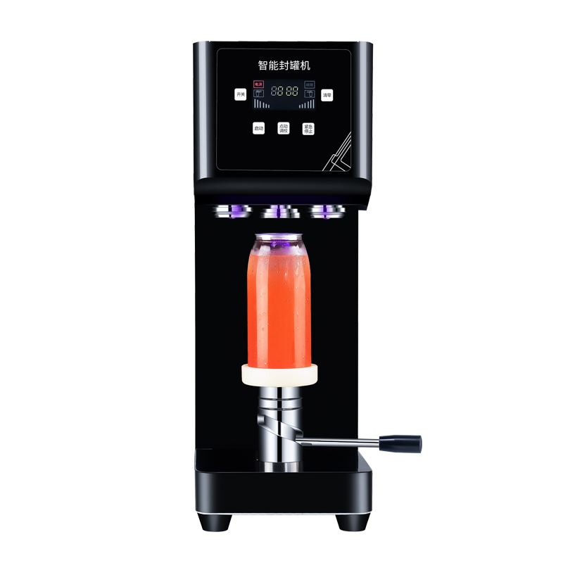 BlackCans Sealing machine Milk tea shop fully automatic Cup sealing machine Fried rice pack take-out food Drinks Capping Beer Can sealing machine