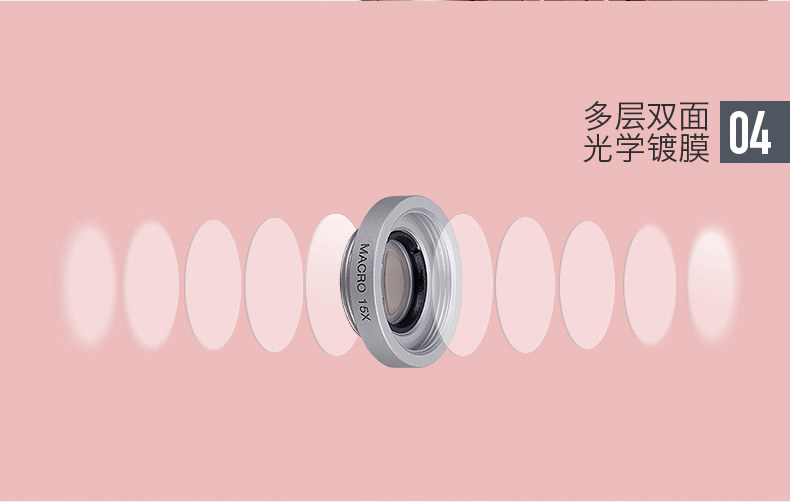 MOMAX X-LENS 2-in-1 Super 15x Macro + 120° Wide-angle Lens Case Cover for Apple iPhone 6S Plus/6 Plus & iPhone 6S/6