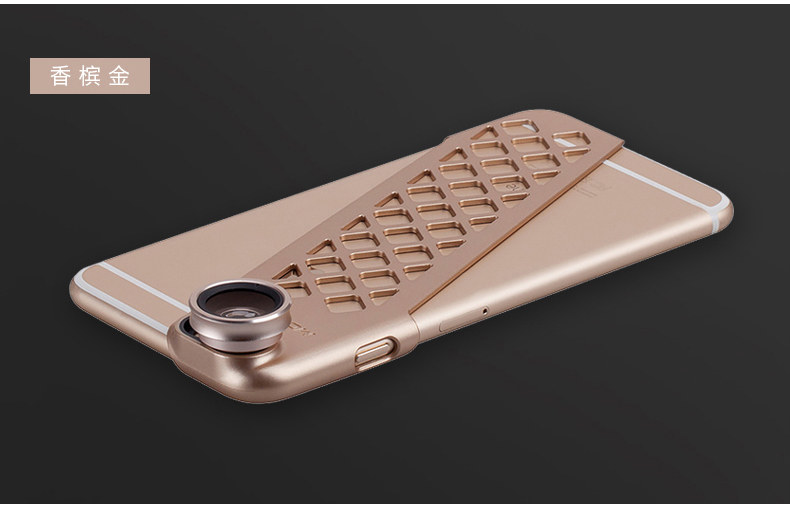 MOMAX X-LENS 2-in-1 Super 15x Macro + 120° Wide-angle Lens Case Cover for Apple iPhone 6S Plus/6 Plus & iPhone 6S/6