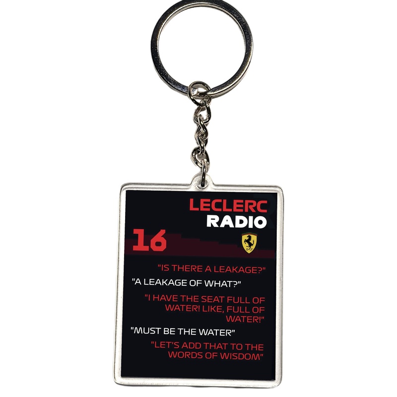 F1 Keychain Team Voice Teamradio Series 1 - Lock Hamilton Ferrari Vettel Pan