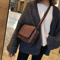 MK X STAR leather shoulder bag female wild card ins pop small square bag 2021 New Tide explosive bag women