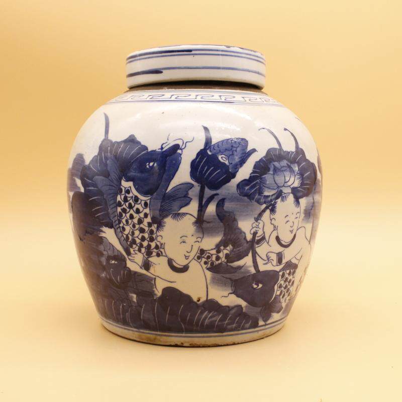 Yuan Yuan Yuan Yuan Yuan Yuan ceramic cover cans old tea kiln ceramic old cover cans collection