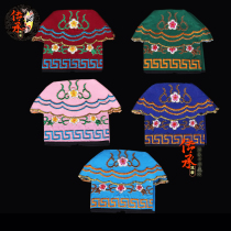 Opera hat headdress Four-pointed hat Harlequin hat Ugly hat Four-frown bucket Clown hat Square towel Four-door bucket