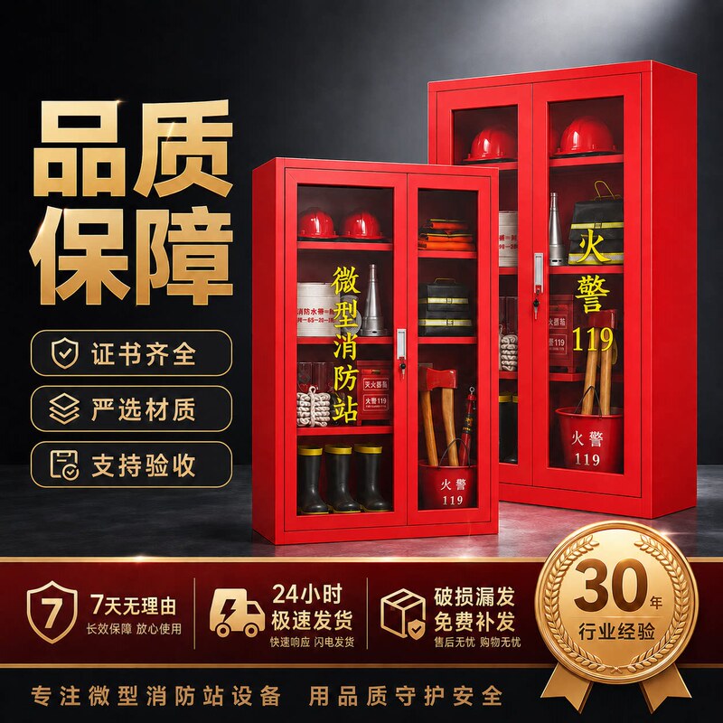 Mini Fire Station Fire Equipment, Complete Set of Fire Tools, 3C Certified Fire Extinguishing Box, Small Cabinet for Construction Sites Mini Fire Station Fire Equipment, Complete Set of Fire Tools, 3C Certified Fire Extinguishing Box, Small Cabinet for Construction Sites