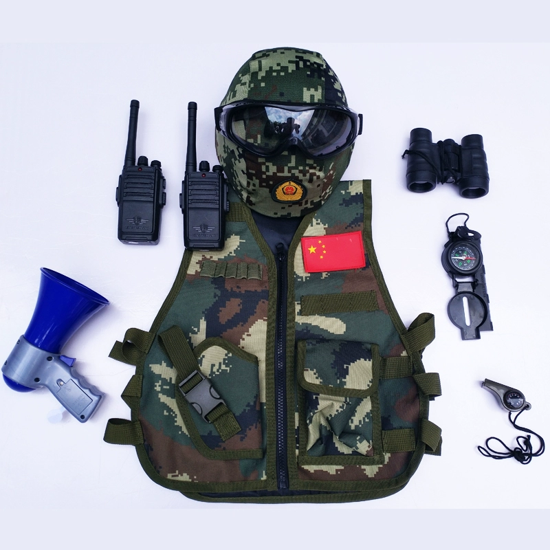 Bộ đồ chơi điện cho trẻ em Bộ SWAT nhỏ đầy đủ Ăn gà lấy cos thiết bị cảnh sát ngụy trang vest vest