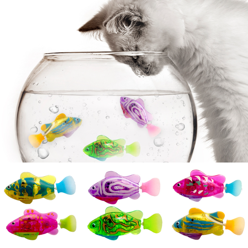 Cat Interactive Electric Fish Toy Water Cat Toy for Indoor P