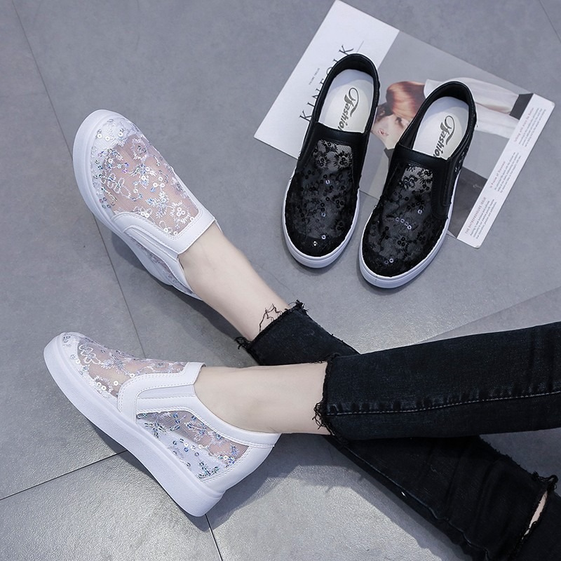 Новые удобные женские лоферы кружев 0 levels 