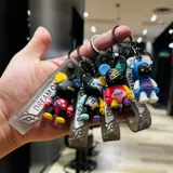 Интернет -знаменитость насильственная медведь рюкзак рюкзак рюкзак подвесной кулон