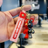 Мультяшный механический трехмерный брелок, кукла, подвеска, с медвежатами, подарок на день рождения