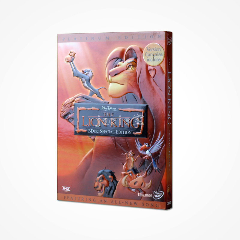 THE LION KING 1 THE LION KING HD Classic Cartoon Animated MOVIE DVD Original English disc