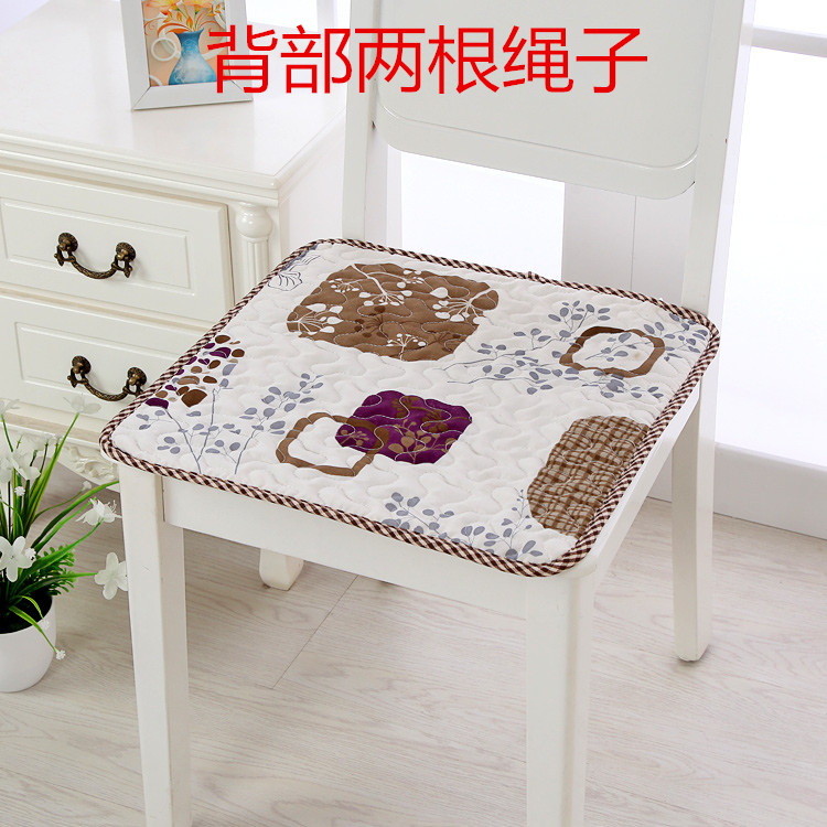 phần mỏng vải bông ăn uống ghế ghế văn phòng máy tính sinh viên đệm ghế đệm pad pad đệm vận chuyển trong mùa hè - Ghế đệm / đệm Sofa thảm trải ghế gỗ phòng khách