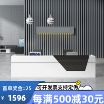 Office Furniture Front Desk Business Guests Reception Desk Supermarket Storefront Cashier Desk Company Helpdesk Advice Desk Chairs