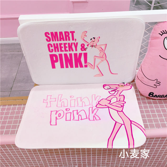 Mềm chị gái trái tim màu hồng da báo thảm nhà cửa mat phòng ngủ nhà bếp phòng tắm hấp thụ mat thảm lót cầu thang