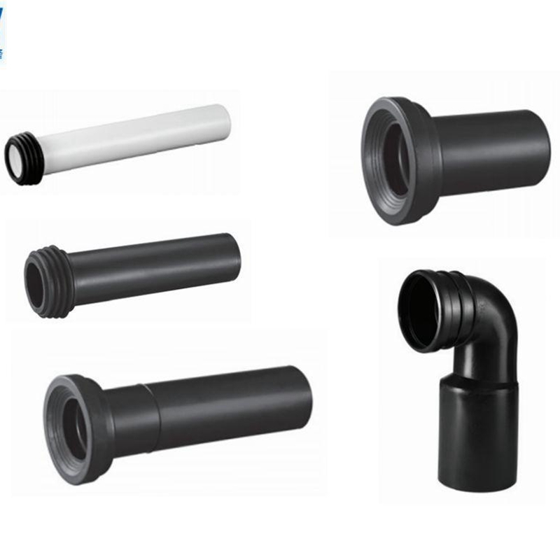 Hidden water tank drain pipe accessories Universal wall-mounted toilet toilet tank rear flush drain straight pipe