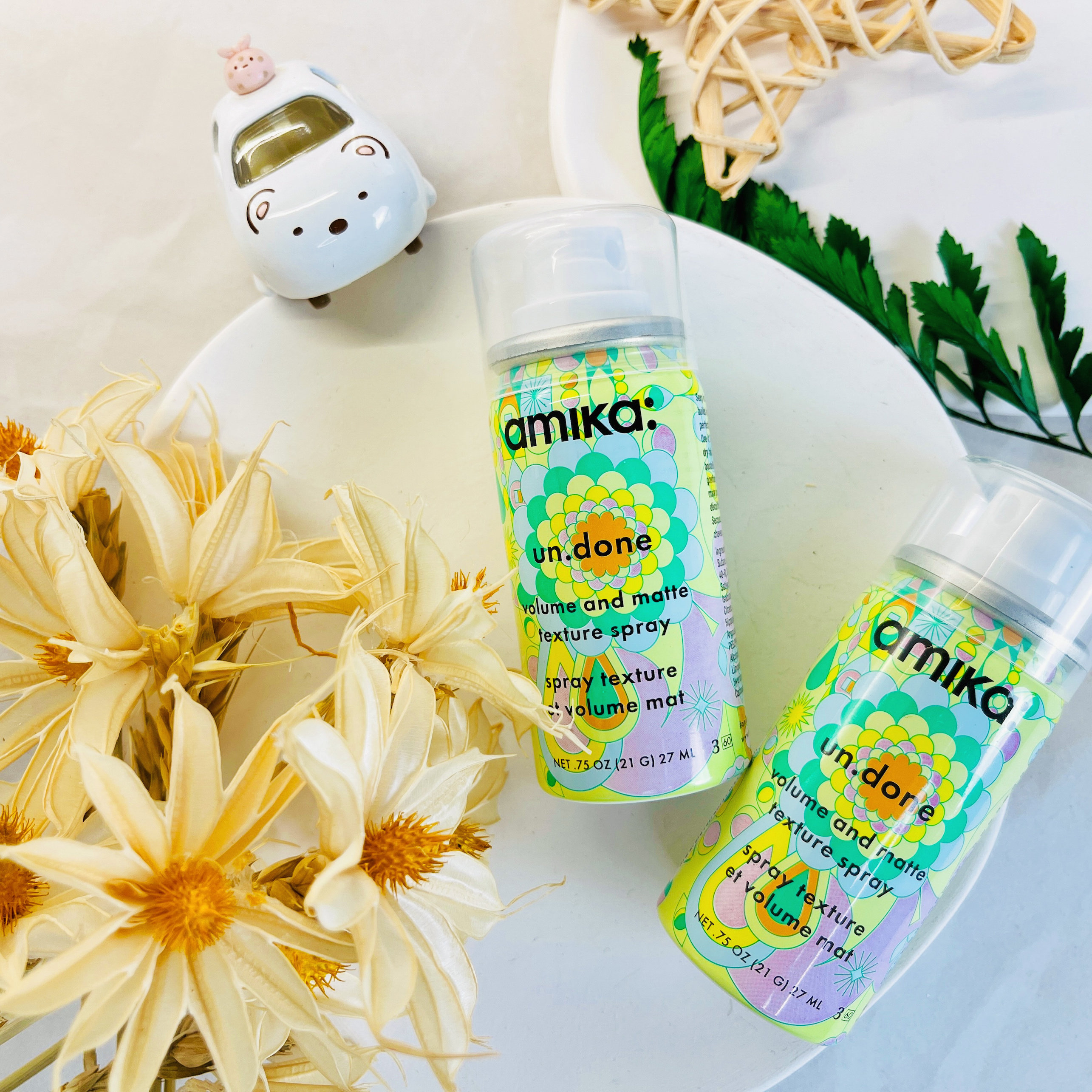 Amika Un Done Fluffy Rich Matte Texture Styling Spray 27ml Only Portable with Douyin Recommended