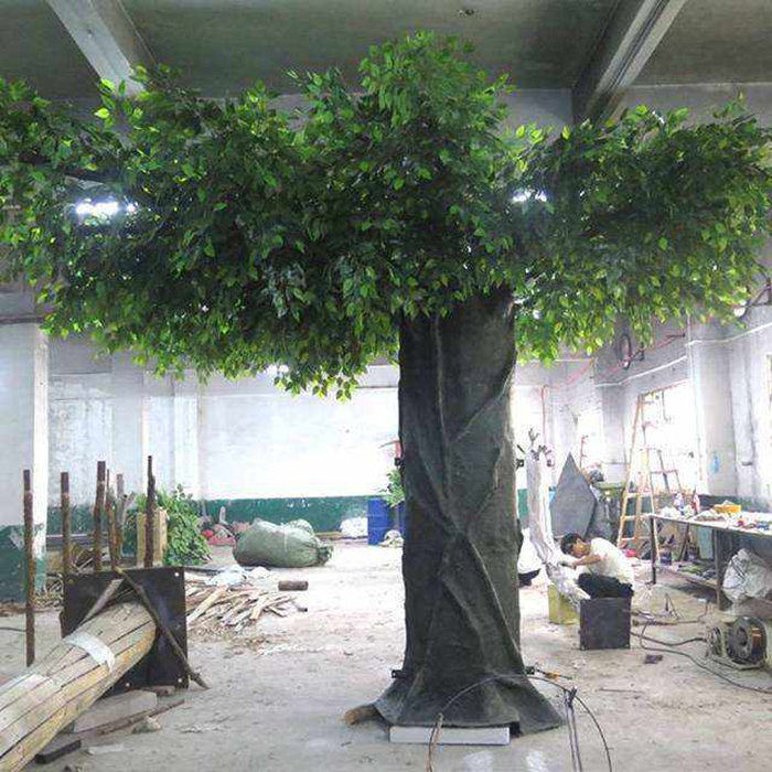 Indoor Emulation Tree Cement Simulation Tree Gate Large Door Head Fake Mountain Gate Head Emulation Tree Hotel Decoration Fake Tree