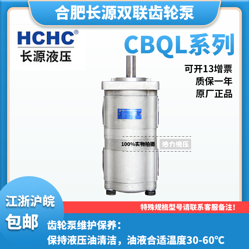 HCHC Hefei Changyuan Double gear pump CBQL-E563 F520-CFH CBQL-F532 F520-CFH