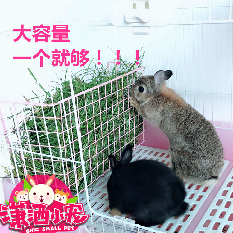 Inside and outside dual-use large capacity grass frame rabbit dragon cat guinea pig Dutch pig grass frame basket Subnet red grass frame Timothy Moshe grass