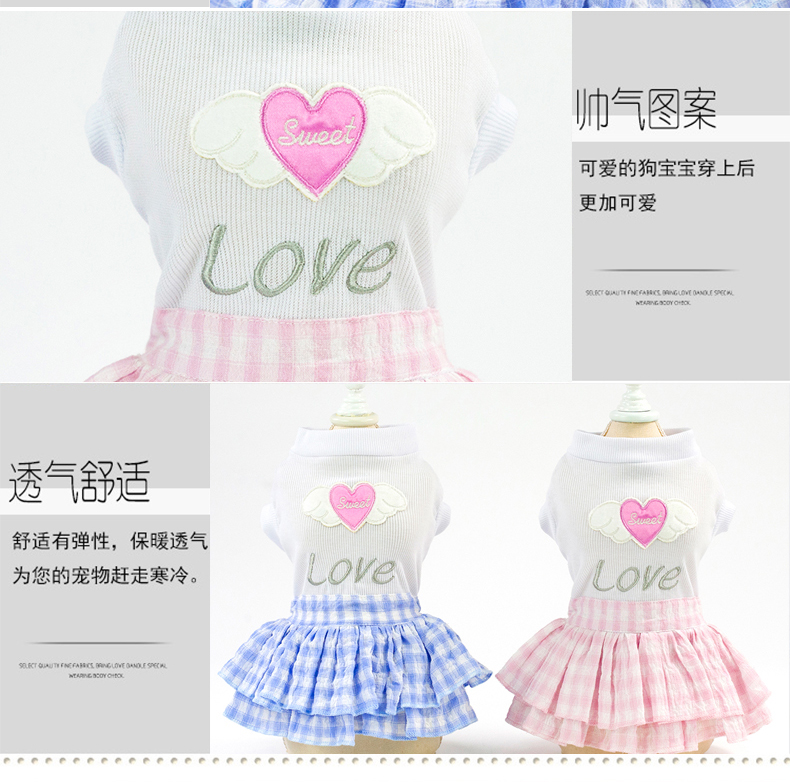 Teddy Princess Dress Pomeranian Bear Chó nhỏ Váy dễ thương Puppy Dog Puppy Mùa xuân và mùa hè Chiffon Tutu - Quần áo & phụ kiện thú cưng áo tết cho chó