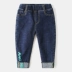 Mùa đông 2018 trẻ em mới cộng với quần jean nhung dày Quần áo bé trai Quần jeans Hàn Quốc quần jean bé gái Quần jean
