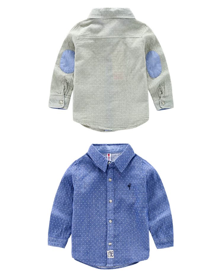 Chemise garcon à manche longue en coton - Ref 2076054 Image 11
