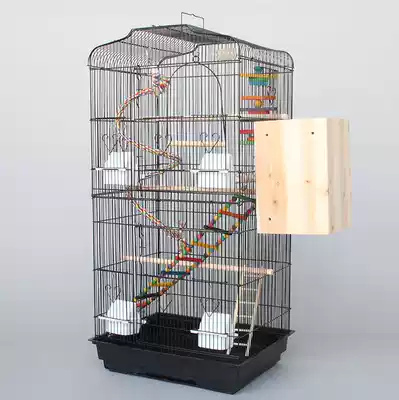 Large Beijingers' birdcages jiao feng show silvereye full mesh square grid shit gown solar double Queen oversized