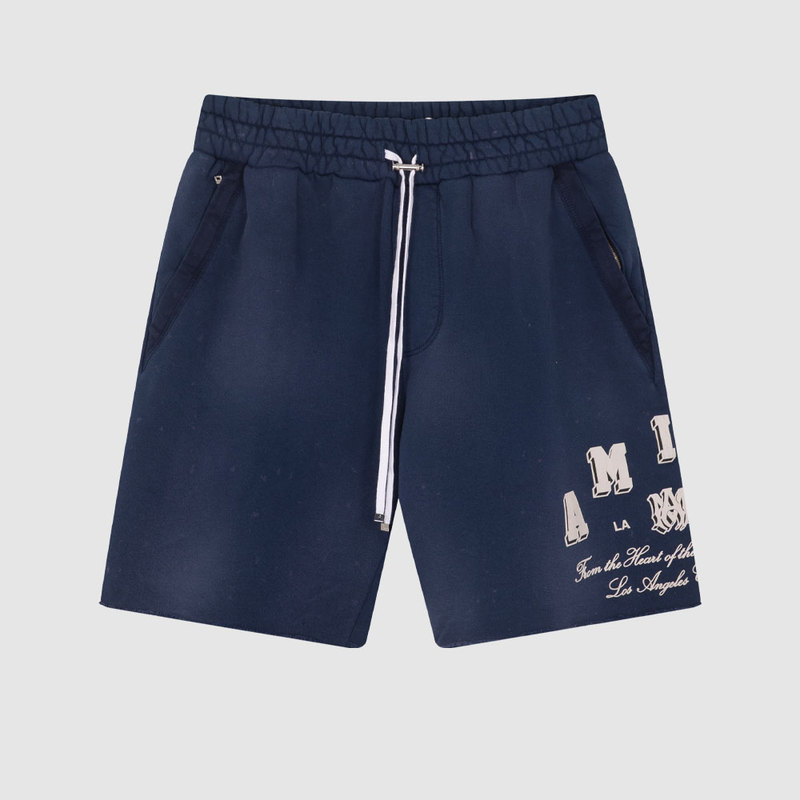 In Stock Amiri New Summer Fashion Versatile Printed Gradient Elastic Waist Drawstring Men's Casual Shorts In Stock Amiri New Summer Fashion Versatile Printed Gradient Elastic Waist Drawstring Men's Casual Shorts