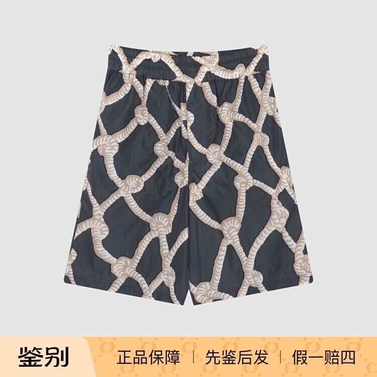 In-Stock Burberry Spring/Summer New Printed Elastic Waist Men's Straight Casual Shorts 5-Point Shorts In-Stock Burberry Spring/Summer New Printed Elastic Waist Men's Straight Casual Shorts 5-Point Shorts