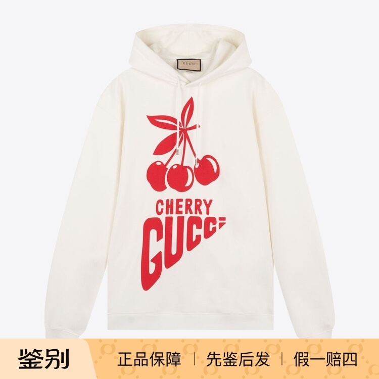 In-Stock Gucci New Logo Print Drawstring Fleece Men's Pullover Casual Hoodie Sweatshirt