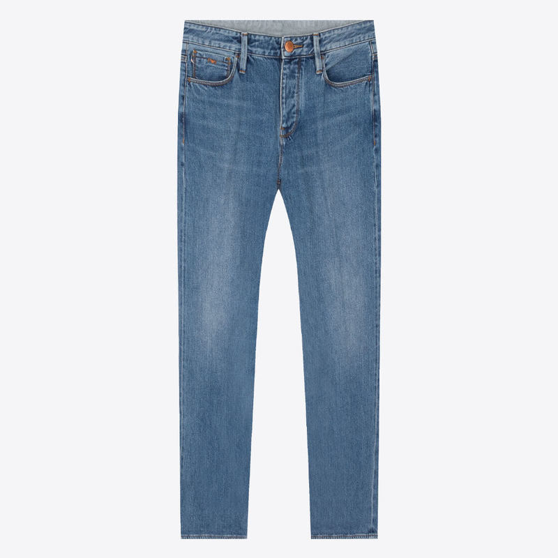 In Stock Emporio Armani Armani Ea Fashion Casual Button Style Men's Slim-Fit Trousers Casual Jeans