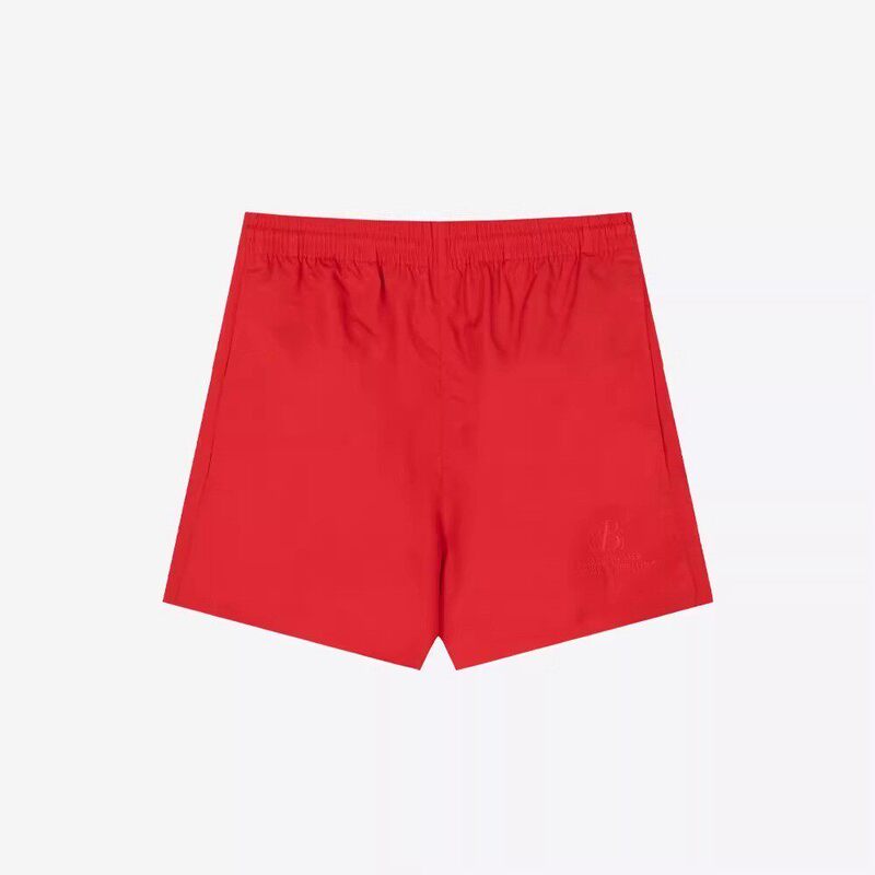 In-Stock Balenciaga Spring/Summer New Simple Elastic Waist Drawstring Men's Casual Shorts