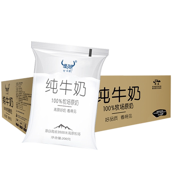 圣湖 青海高原纯牛奶 180g*12袋